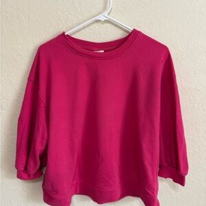 a new day Fuchsia Pullover
